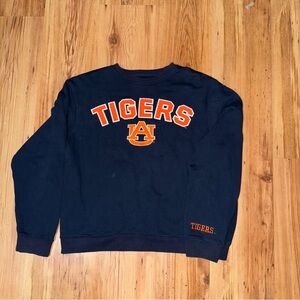 Auburn Tigers Navy Blue Embroidered Sweater